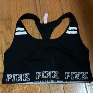 Black sports bra